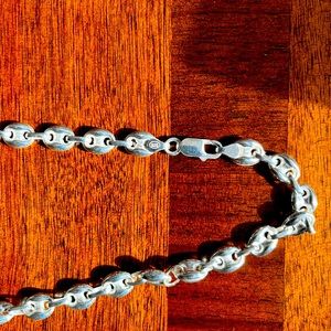 Stainless Steel Puffed Mariners Chain